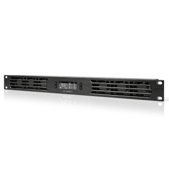 AC Infinity CLOUDPLATE T1, Rack Mount Fan Panel 1U, Exhaust Airflow, for Cooling AV, Home Theater, Network 19 Racks