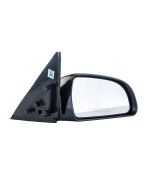 Passenger Side Mirror for (2006 2007 2008 2009 2010) Hyundai Sonata Unpainted Heated Power Operated Right Outside Rear View Replacement Door Mirror - Parts Link : HY1321149