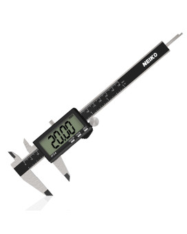 NEIKO 01401A 6-Inch Electronic Digital Caliper, Stainless Steel, Extra Large LCD Screen, Measurement Conversions for Inches, Millimeters, and Fractions