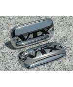 i5 CHROME FLUID CAPS compatible with Honda VTX 1800 VTX1800 2002-2008