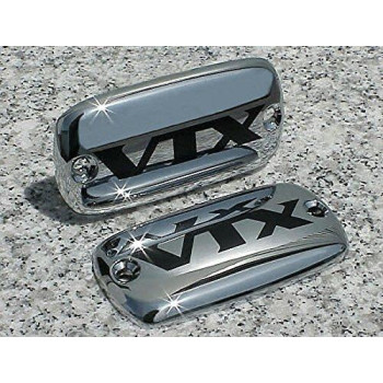 i5 CHROME FLUID CAPS compatible with Honda VTX 1800 VTX1800 2002-2008