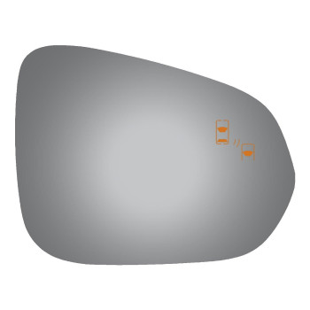 Burco 5721BC Right Side Replacement Mirror Glass for Lexus NX Series, RX Series