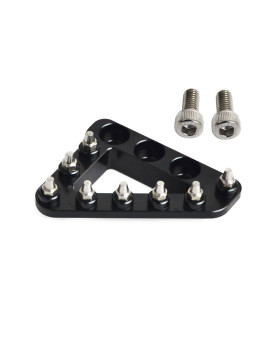 NICECNC Black Rear Brake Pedal Step Plate Tip Dirt/Street Bike Compatible with KTM 85-500(not 2016 125/150SX/SXF/XCF)2004-2016,690 Enduro R 2008-21,690 SMC R 2019-21,790 Adventure/R 19-21,See Fitment