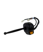 MMG Complete Assembly Left Side Control Switch (High Low Beam, Turn Signals, Horn) with Brake Switch and Lever for Tao Tao ATM 50 / GY6 50cc Scooters