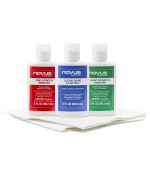 NOVUS-PK1-2 Plastic Clean & Shine 1, Fine Scratch Remover 2, Heavy Scratch Remover 3 and Polish Mates Pack 2 Ounce Bottles