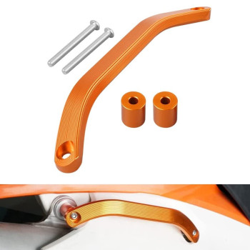 NICECNC Orange Rear Lift Grab Handle Bar Aluminum Compatible with KTM 125-450 XC XCF SX SXF 2011,125-500 XC XCW XCF XCFW EXC EXCF SX SXF 2012-2015,200-500 XC XCW XCFW EXC EXCF 2016