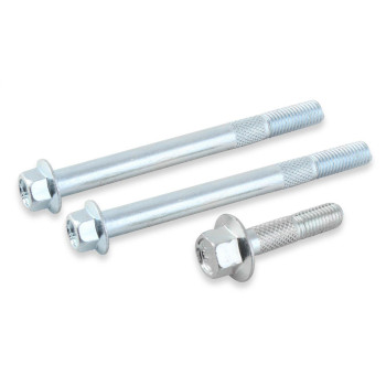 Mr. Gasket 60942MRG Starter Bolt Kit 3 Steel w/Zinc Plating Incl. 2 Long Bolts 1 Short Bolt Starter Bolt Kit