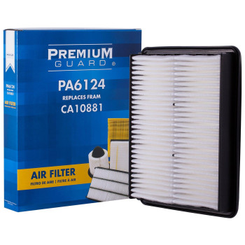 PG Engine Air Filter PA6124 Fits 2015-11 Hyundai Sonata, 2012-10 Santa Fe, 2017-12 Azera, 2016-11 Kia Optima, 2013-11 Sorento, 2015-11 Optima, 2016-14 Cadenza