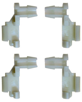 PT Auto Warehouse BCF8898P2 - Door Handle Rod End Retainer Clip - Replace OE : 88981030, and OE : 88981031, Set of 4 Retainer Clips