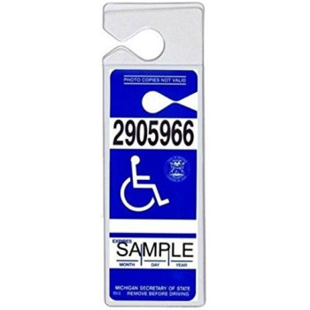 SecurePro Products Super Heavy-Duty Handicap Placard Protective Plastic Holder Sleeve for Disabled Parking Permits