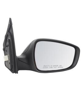 Brock Replacement Passengers Side View Power Mirror Heated Signal Compatible with 13-17 Elantra GT 87620-A5200