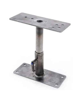 JEGS Shifter Pedestal Adjustable From 4 to 8.25 Made In USA Includes One 1/4 x 1-1/2 Push-Button Quick Release Pin