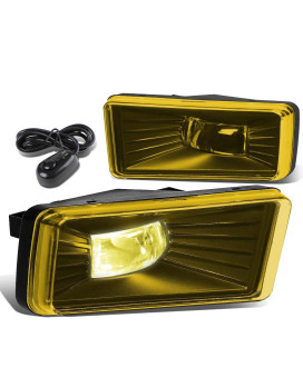 DNA MOTORING FL-ZTL-262-AM LED Fog Light With Switch [Compatible with 07-08 Escalade / 07-13 Avalanche / 07-15 Silverado]