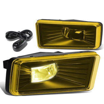 DNA MOTORING FL-ZTL-262-AM LED Fog Light With Switch [Compatible with 07-08 Escalade / 07-13 Avalanche / 07-15 Silverado]