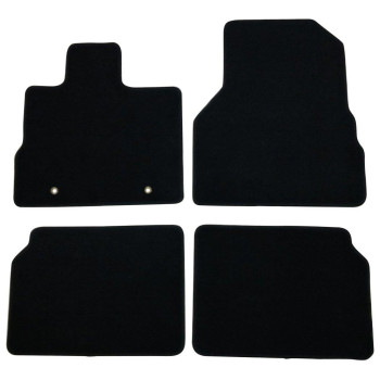 Floor Mats Compatible with 10-17 Chevy Equinox, Black Nylon Flooring Protection Interior Carpets by IKON MOTORSPORTS, 2011 2012 2013 2014 2015 2016