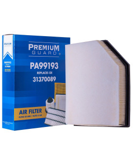 PG Engine Air FIlter PA99193 Fits 2023-16 Volvo XC90, 2023-19 XC60, 2023-20 S60, 2023-17 S90, 2023-20 V60 Cross Country, 2022-17 V90 Cross Country, 2023-19 V60, 2021-18 V90