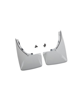 GM Accessories 19212777 Rear Molded Splash Guards in White