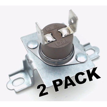 Seneca River Trading 2 Pk, Dryer Thermal Fuse Kit for Whirlpool, Maytag, AP6009129, WP40113801