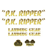 SE Bikes PK Ripper Decal Set Null Gold