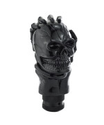 Arenbel Skull Shifter Knobs Car Racing Gear Lever Stick Skeleton Shift Handle Fit Most Manual Automatic Vehicles Trucks, Black