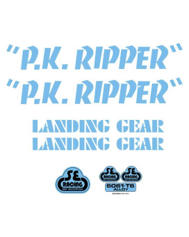 SE Bikes PK Ripper Decal Set null BLUE