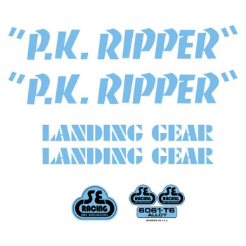 SE Bikes PK Ripper Decal Set null BLUE