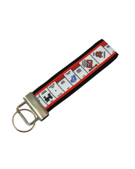 UniqueBeadsAndGifts Monopoly Key Fob/Fabric Key Chain