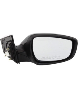 Kool Vue Mirror Passenger Side Compatible with 2011-2013 Hyundai Elantra Power Glass, Heated - HY1321179