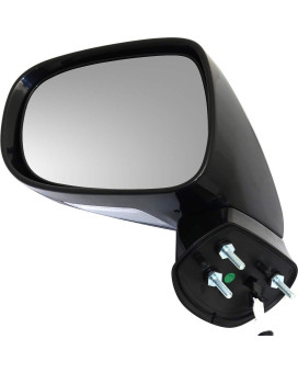 Kool Vue Mirror Driver Side Compatible with 2010-2012 Lexus ES350 Power Glass, Heated, With memory, With Puddle Light - LX1320134