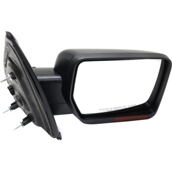 Kool Vue Mirror Passenger Side Compatible with 2011-2014 Ford F-150 Power Glass, Heated, With memory, With Puddle Light - FO1321413