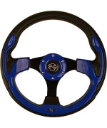 GTW Rally Golf Cart Steering Wheel and Adapter - Choose from 5 Colors
