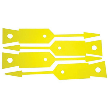 John Dow Industries 086Y-A Yellow Disposable Key Tag, 1 Pack