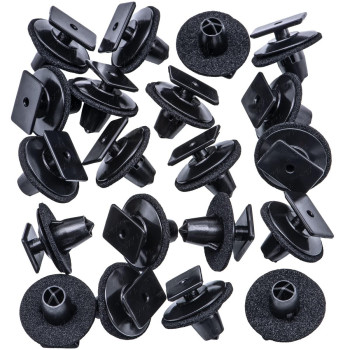 Rexka 20pcs Rocker Panel Moulding Retainer Clip for Nissan Infiniti 76882-EG01A 370Z Altima Juke M35 M45