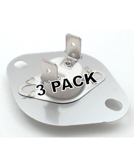 Seneca River Trading 3 Pk, Dryer Thermostat for Whirlpool, Sears, AP2946932, PS346453, 3403607