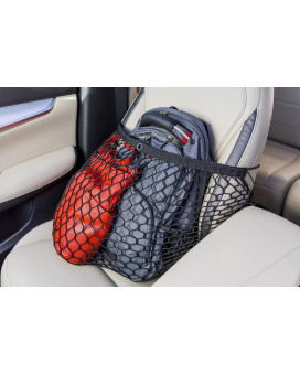 NETCESSITY? Seat Caddy - The Original Car Net Seat Organizer, Fully Collapsible, No Headrest Post Required