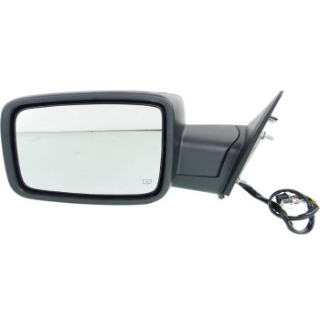 Kool Vue Mirror Driver Side Compatible with 2013-2018 Ram 1500, 2013-2017 Ram 2500, 2019-2020 Ram 1500 Classic Power Glass, Heated, With Puddle Light