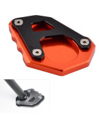 NICECNC Orange Kickstand Kick Side Stand Extension Plate Compatible with KTM 690 Enduro R/SMC R 2019-2021,1050/1090/1190/1290 Adventure 2014 2015 2016 2017 2018 2019 2020