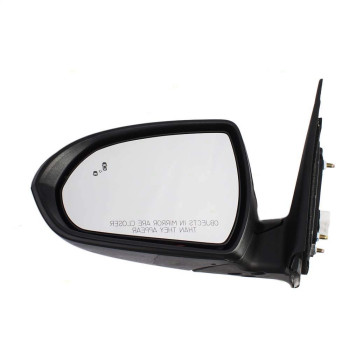 Brock Replacement Drivers Power Side View Mirror Heated w/Signal & Blind Spot Detection Compatible with 17-18 Elantra Sedan HY1320227