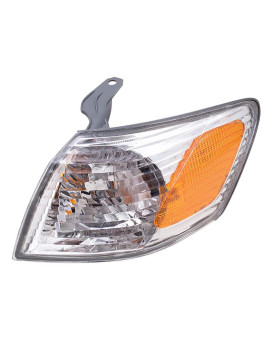 Brock Replacement Drivers Signal Corner Marker Light Lamp Lens Compatible with 2000-2001 Camry 81520-AA020