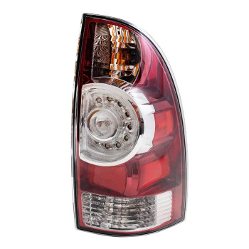 Brock Replacement Passengers Tail Light with LED Center Lens Compatible with 2005-2015 Tacoma Pickup Truck 8155004160