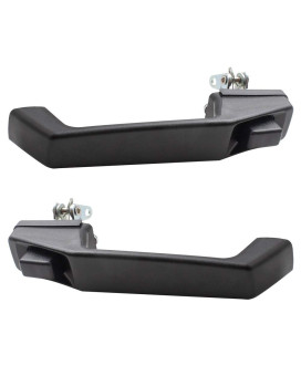 Brock Replacement Driver and Passenger Front Outside Outer Door Handles Compatible with SUV 55024927 55024926