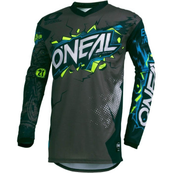 O'Neal 001E-916 Men's Element Villain Jersey (Gray, XX-Large)