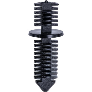 Rexka Rexka Double End Xmas Tree Retainers Clips 11/32 Stem Diameter Black Nylon (Pack of 30)