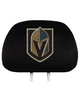 FANMATS Team ProMark NHL - Vegas Golden Knights Head Rest Cover Set, Black, One Size