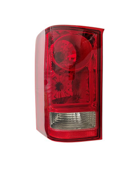 Dependable Direct Driver Side (LH) Tail Light Assembly For 2009-2015 Honda Pilot - HO2800174 - Includes Bulbs