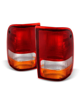 ACANII - For 1993-1997 Ford Ranger Rear Tail Lights Brake Lamps Set Left+Right 93 94 95 96 97