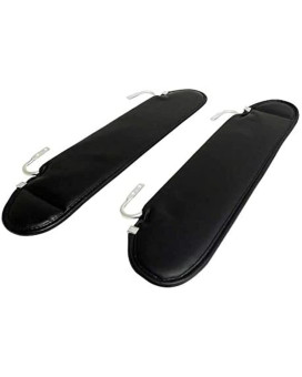 CROWN AUTO Sun Visor Set RT52005, Black