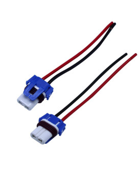 HUIQIAODS 9005 HB3 Ceramic Socket Wire Harness Connectors for Headlights or Fog Light 2PCS