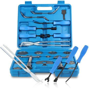 ABN Brake Tool Sets w/ 18 Pc Disc Brake Caliper Tool Kit & 8 Pc Drum Brake Tool Kit - Removal and Installation Tools