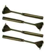 RV - Cabinet Hardware Door Strut Spring Loaded - Set of Four (4 Pack) - Metal